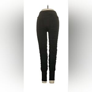 Agogie +40 Resistance Bands Black Ruched Leggings